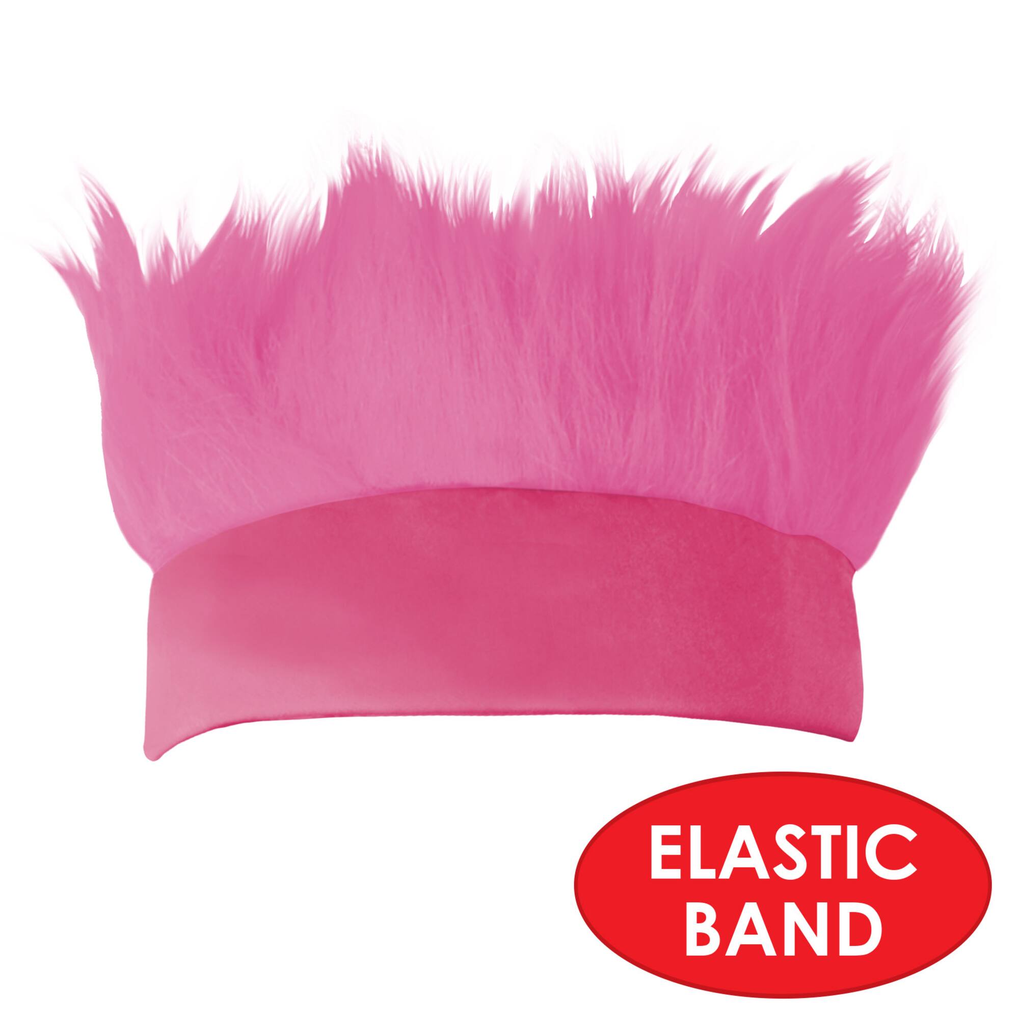Beistle Adult Pink Hairy Headbands, 2ct.